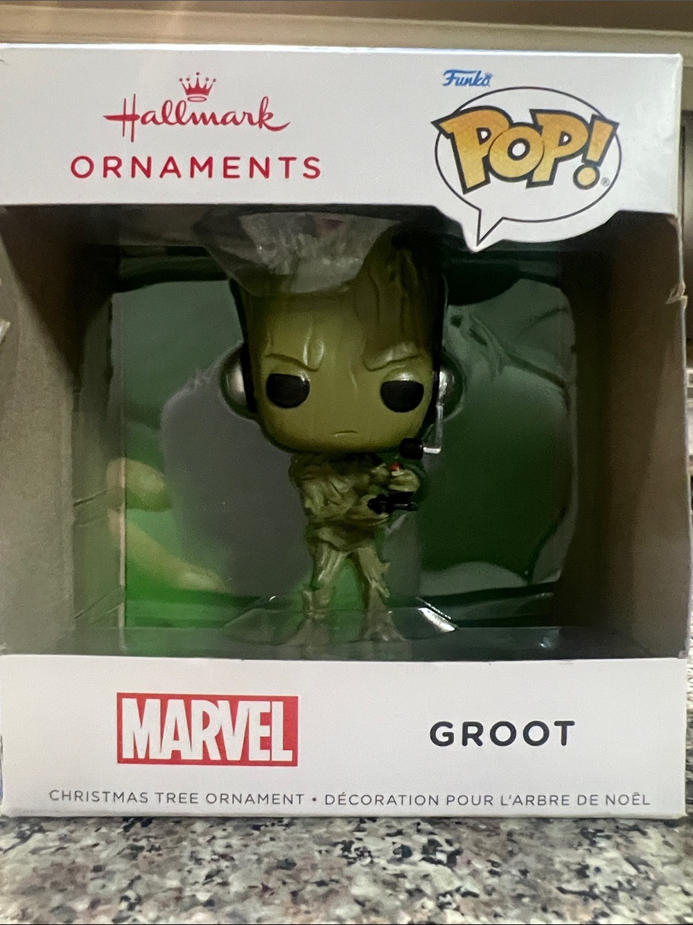 Funko Pop! Marvel Groot Green Holiday Ornament